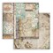Stamperia Backgrounds Double-Sided Paper Pad 12"x12" 10/Pgk-Gardens of Time